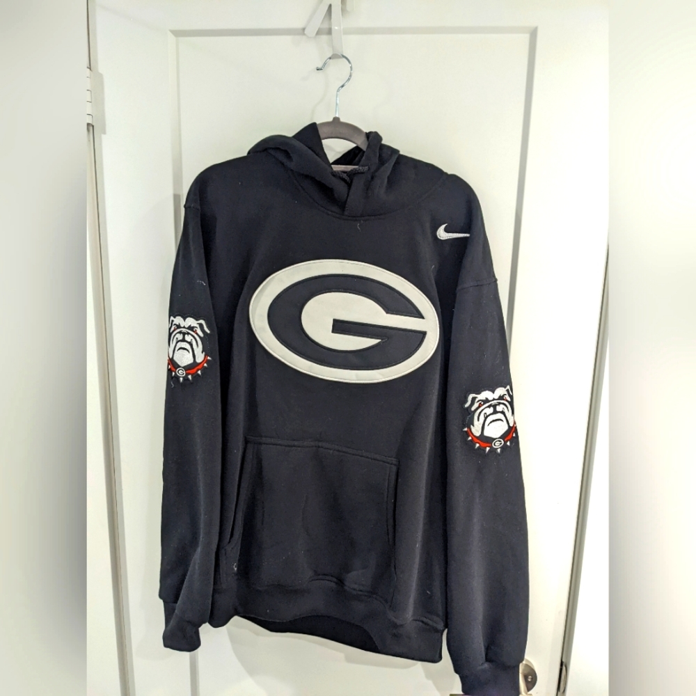 Nike georgia Bulldogs bootleg sweater men's medium
